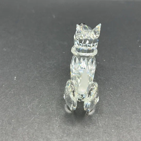 Swarovski Silver Crystal Scottish Terrier. Perfect little dog with frosted tail. - Picture 4 of 9